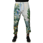 Dolce & Gabbana Multicolor Tropical Jogger Sweatpants Pants