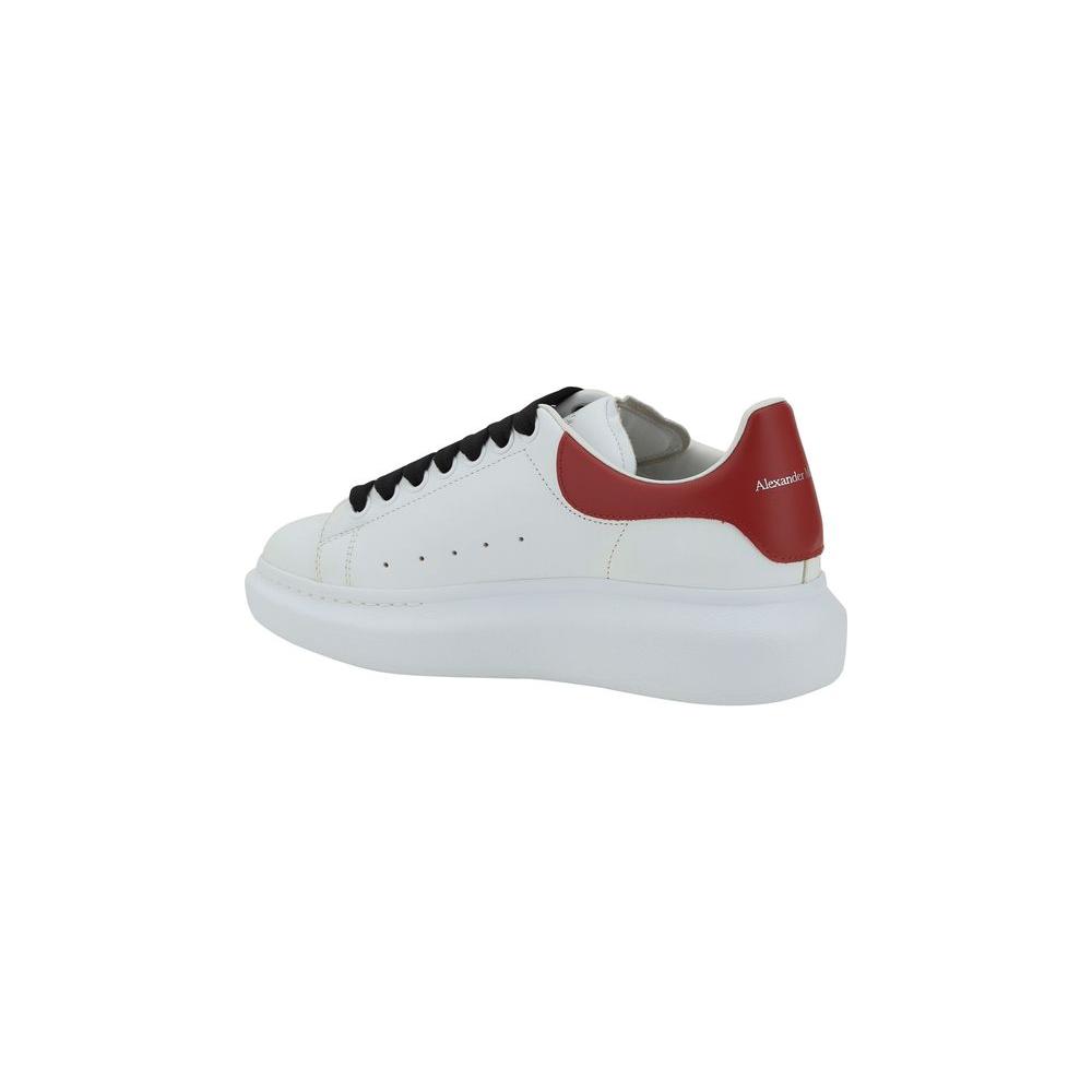 Alexander McQueen Leather Sneakers Alexander McQueen Light Gray