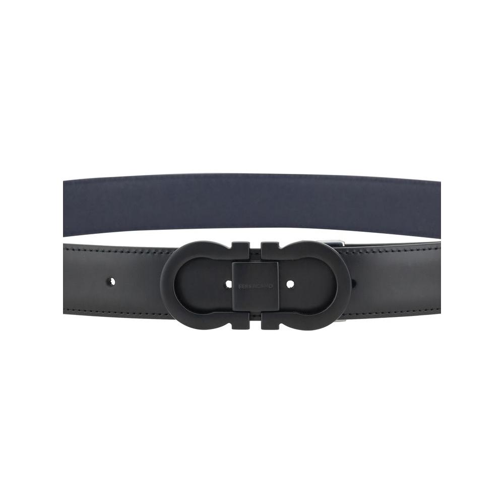 Ferragamo Reversible Belt Ferragamo Dark Slate Gray