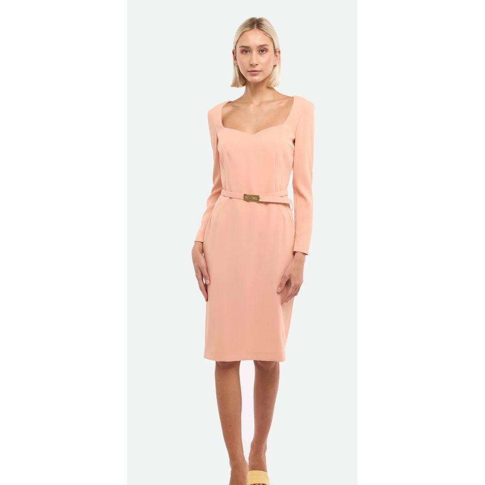 PINKO Pink Polyester Dress PINKO White Smoke
