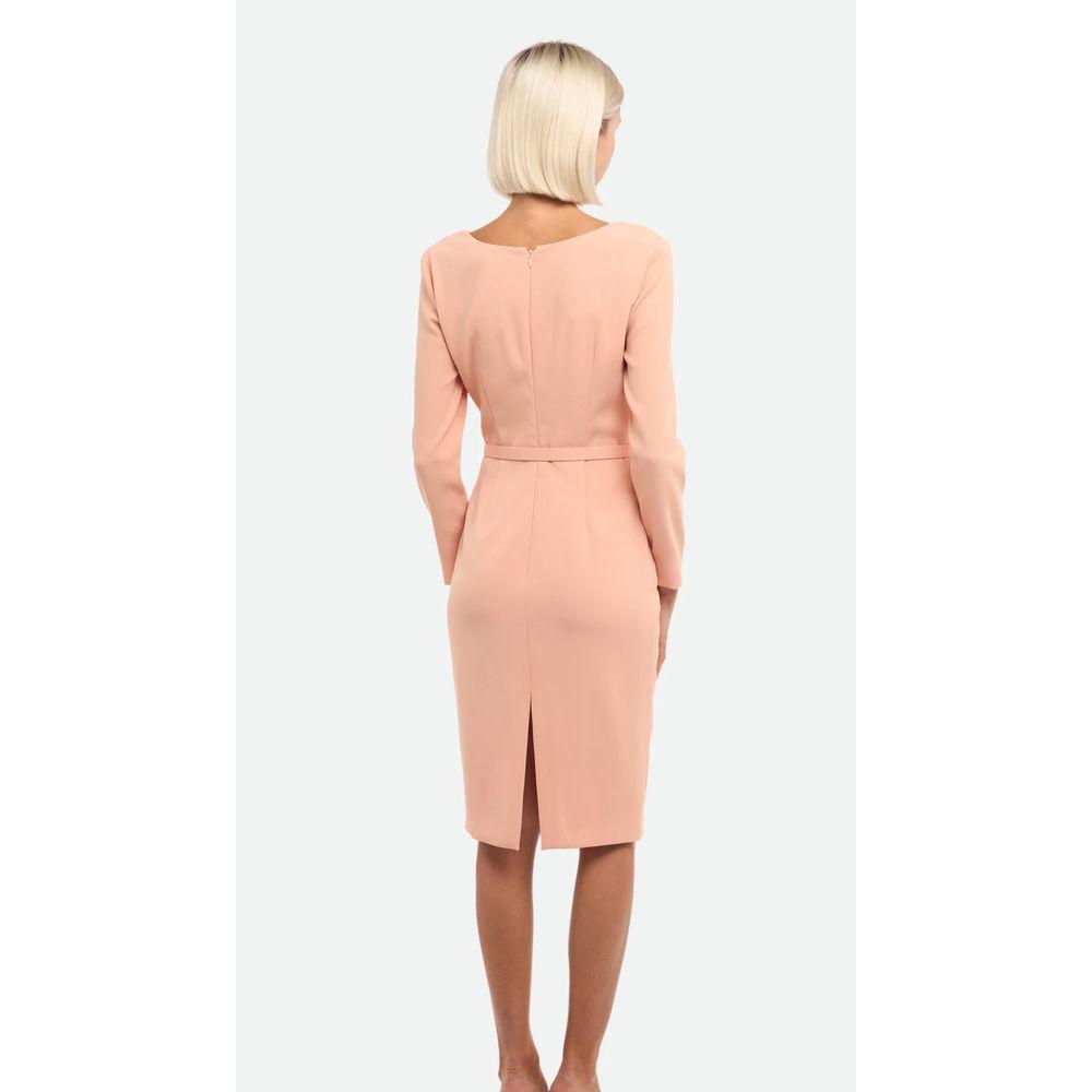 PINKO Pink Polyester Dress PINKO White Smoke