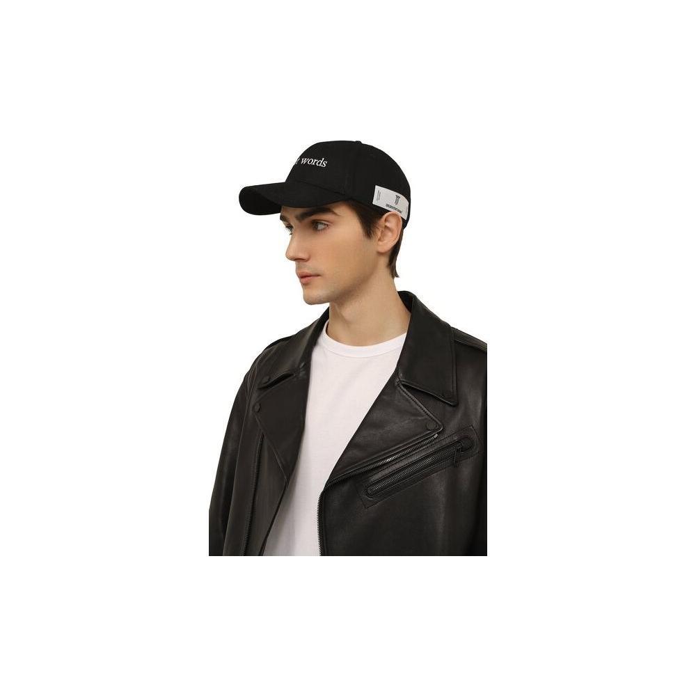 Diego Venturino Black Cotton Hats & Cap