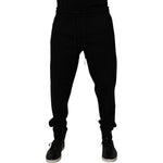 Dolce & Gabbana Black Cotton Blend Jogger Sweatpants Pants 1728,67345645728,Black,Clothing,Dolce & Gabbana,IT52 | XL,Jeans & Pants - Men - Clothing,Material: 70% Cotton 30% Nylon,Men,Men - Clothing,New with tags Dolce & Gabbana PAN75190-52