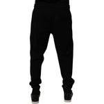 Dolce & Gabbana Black Cotton Blend Jogger Sweatpants Pants 1728,67345645728,Black,Clothing,Dolce & Gabbana,IT52 | XL,Jeans & Pants - Men - Clothing,Material: 70% Cotton 30% Nylon,Men,Men - Clothing,New with tags Dolce & Gabbana PAN75190-52