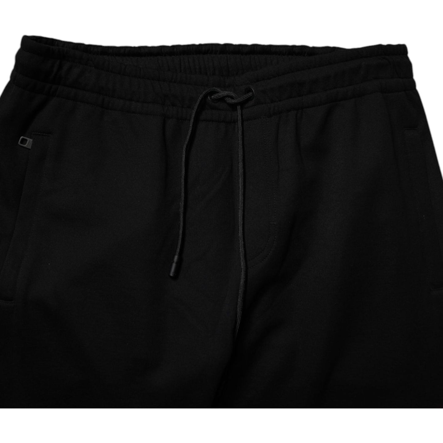 Dolce & Gabbana Black Cotton Blend Jogger Sweatpants Pants 1728,67345645728,Black,Clothing,Dolce & Gabbana,IT52 | XL,Jeans & Pants - Men - Clothing,Material: 70% Cotton 30% Nylon,Men,Men - Clothing,New with tags Dolce & Gabbana PAN75190-52