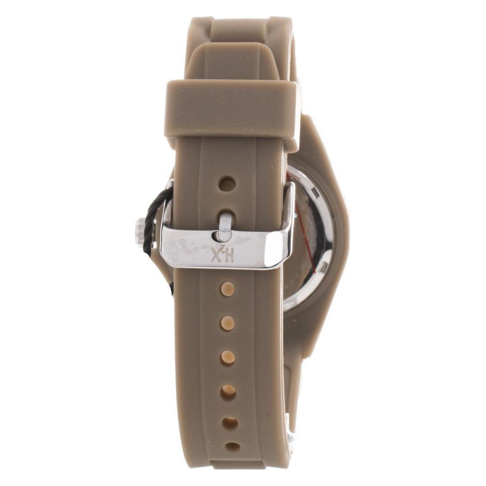 Haurex Brown Rubber Sport Watch