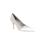 Prada Metallic Pumps 1728,72470364320,EU36/US6,EU37.5/US7.5,EU37/US7,EU38/US8,EU40/US10,New with tags,Prada,Pumps - Women - Shoes,Shoes,Silver,Women,Women - Shoes Prada PR-1I968NFA085049F0D32-EU36/US6
