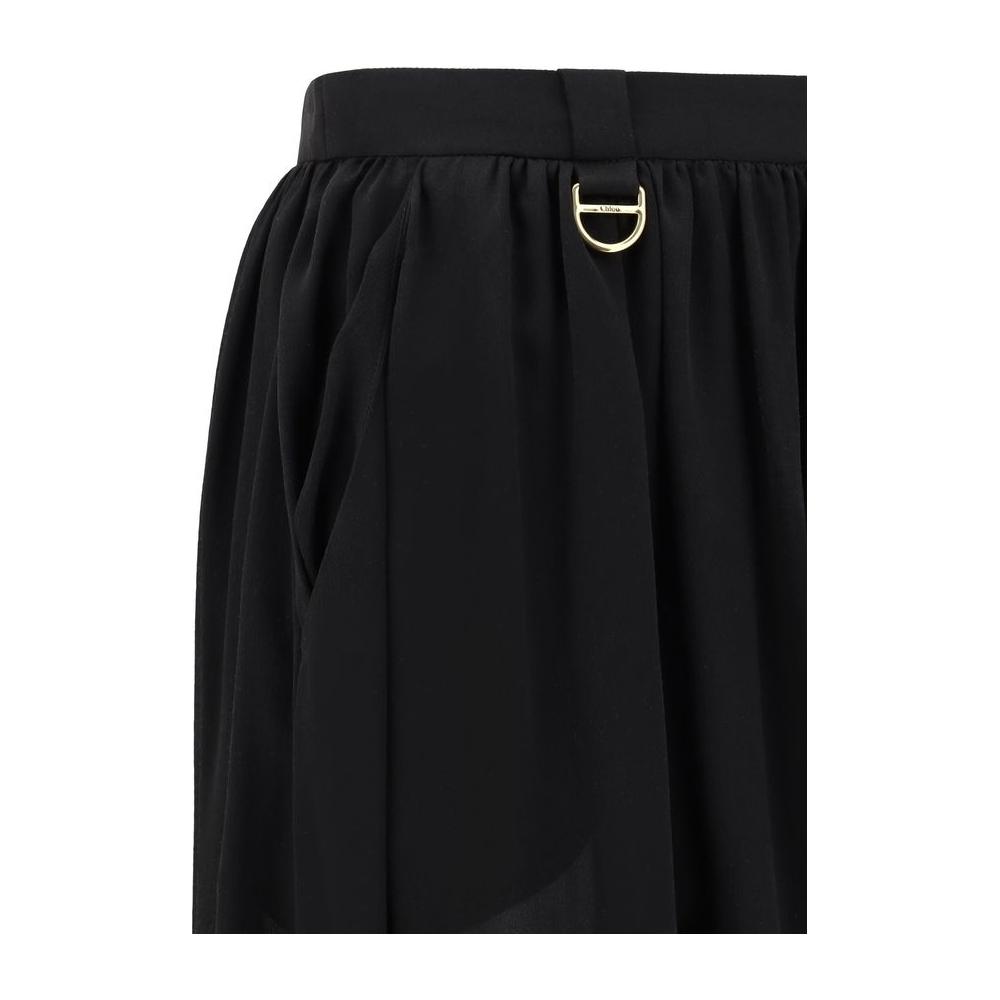 Chloé Silk Pants Chloé Black