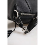 Dolce & Gabbana Black Leather Logo Plaque Shoulder Crossbody Bag BAG4325