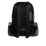 Dolce & Gabbana Gray Cotton Camouflage Logo Plaque Backpack Bag BAG4353