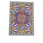 Dolce & Gabbana Multicolor Carretto Siciliano Envelope Post Card Holder SMY10644