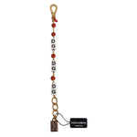 Dolce & Gabbana Multicolor Gold Tone Brass Chain DG Logo Dice Bracelet SMY10685