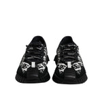Dolce & Gabbana Black Logo Lace Up Low Top NS1 Sneakers Shoes MV7197-42