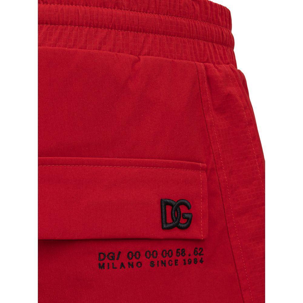 Dolce & Gabbana Red Polyamide Jeans & Pant 1728,67397976224,Clothing,Dolce & Gabbana,IT48 | M,Jeans & Pants - Men - Clothing,Men,Men - Clothing,New with tags,Red Dolce & Gabbana DO-8356665-IT48 | M