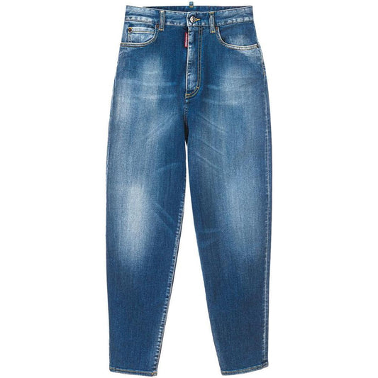 Dsquared² Blue Cotton Jeans Denim