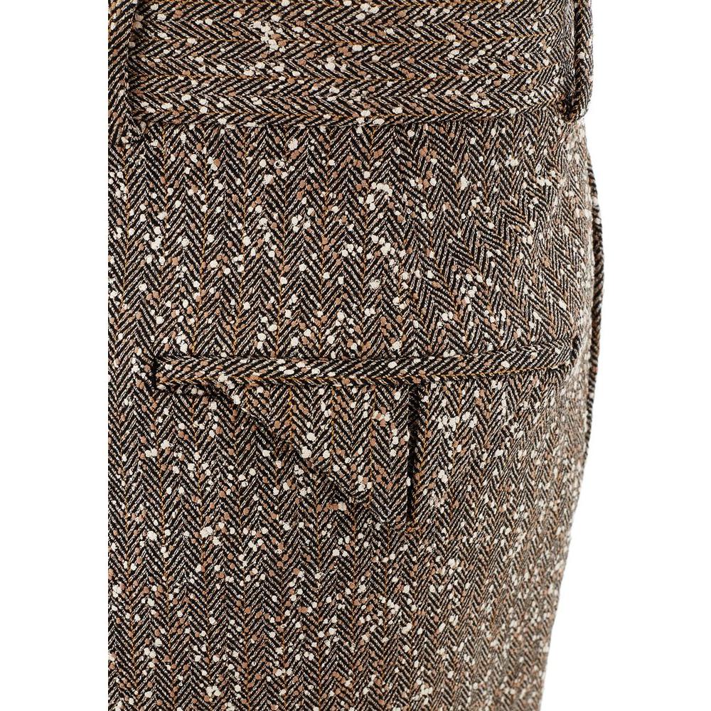 Bottega Veneta Multicolor Viscose Pants for Elegant Evenings BO-1679667-IT40|S