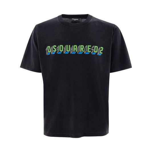 Dsquared² Black Cotton T-Shirt