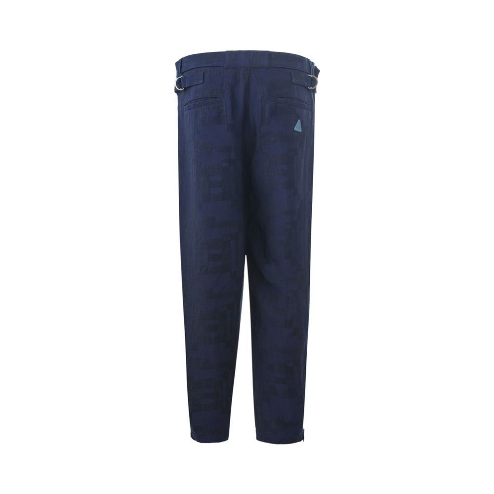 Emporio Armani Blue Linen Pant