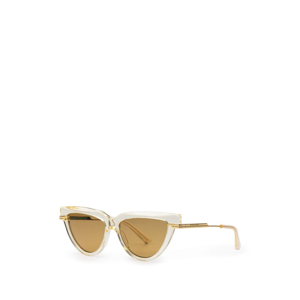 Bottega Veneta Beige Acetate Sunglasses Bottega Veneta Antique White