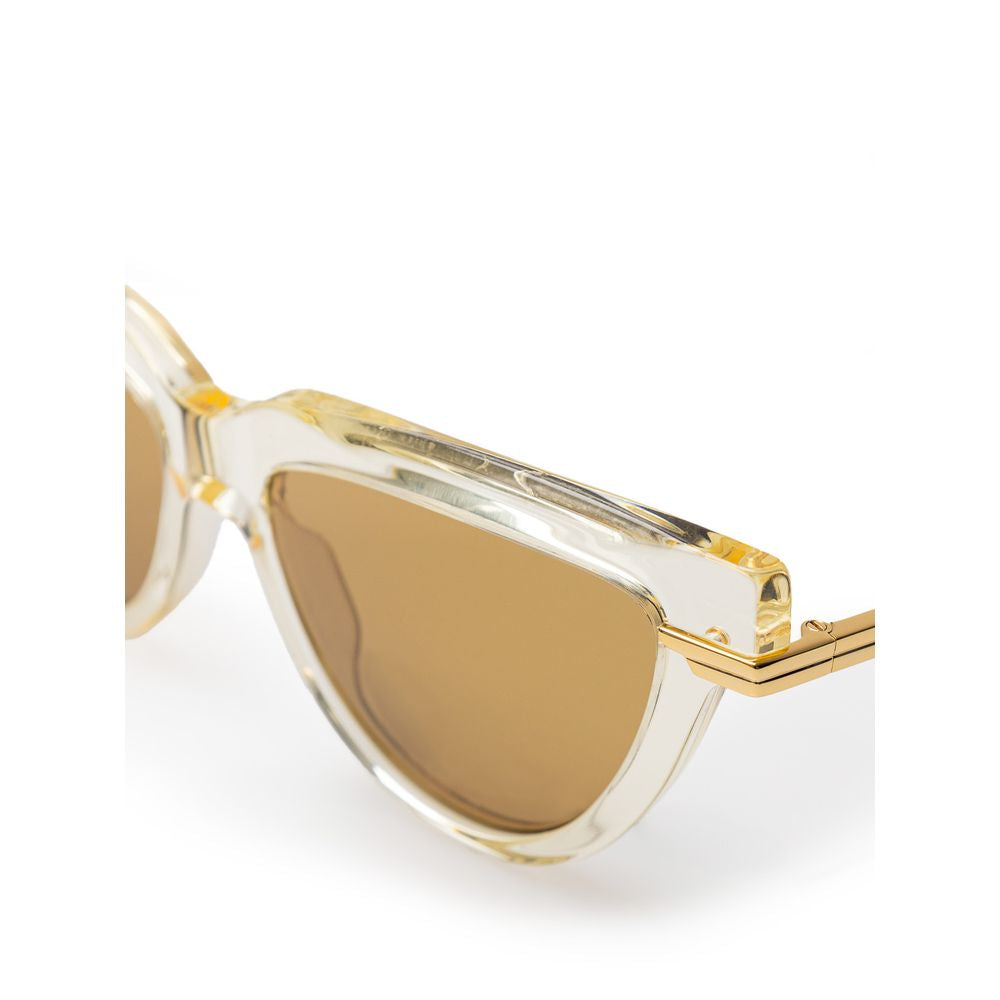 Bottega Veneta Beige Acetate Sunglasses Bottega Veneta Antique White