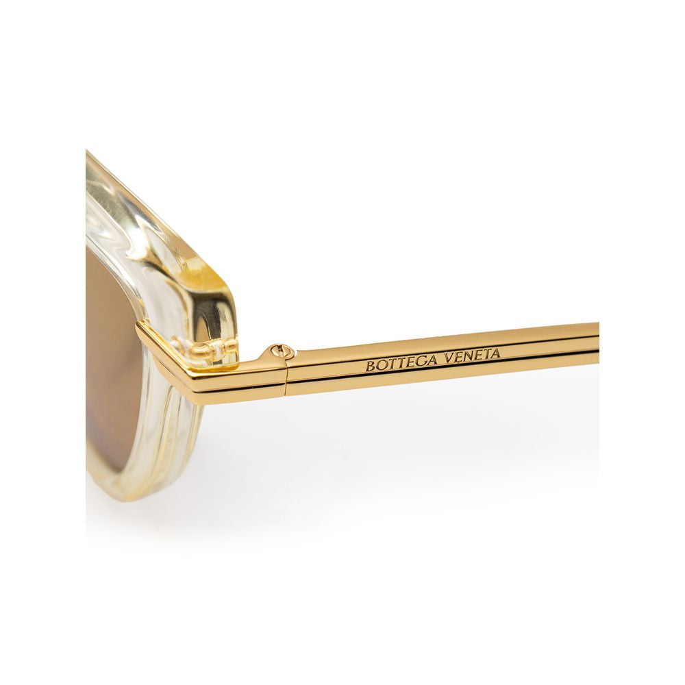 Bottega Veneta Beige Acetate Sunglasses Bottega Veneta Antique White