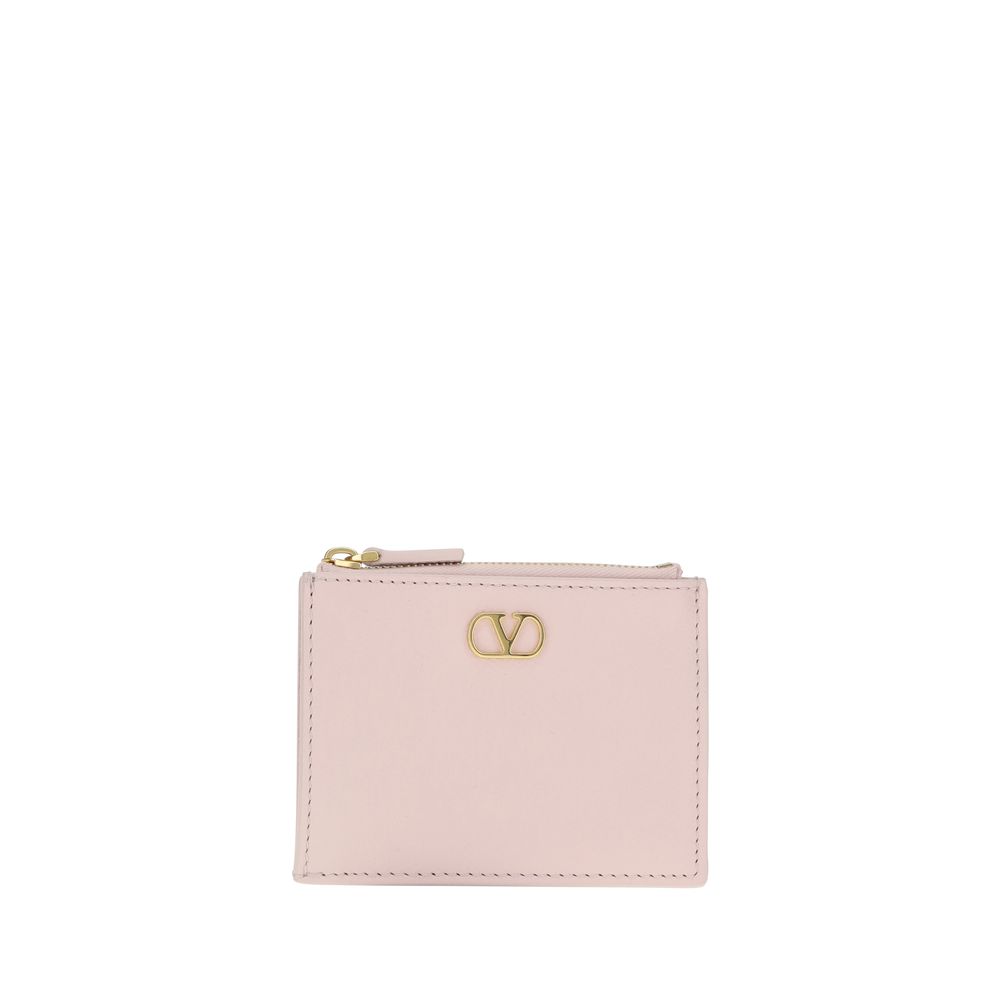 Valentino Garavani VLogo Card Holder Valentino Garavani Light Gray