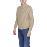 U.S. POLO ASSN. Beige Cotton Jackets & Coat