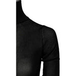 Dolce & Gabbana Black Knit Long Sleeves Turtleneck Slim Top TSH878524-38