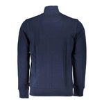 La Martina Blue Cotton Men Sweater