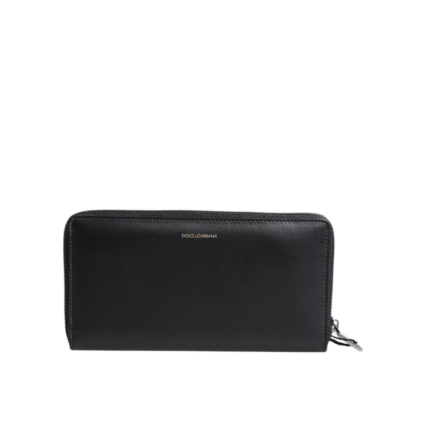 Dolce & Gabbana Black Blue Exotic Leather Embossed Continental Wallet BAG4620