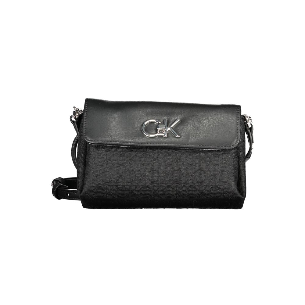 Calvin Klein Black Polyester Handbag Calvin Klein Dark Slate Gray
