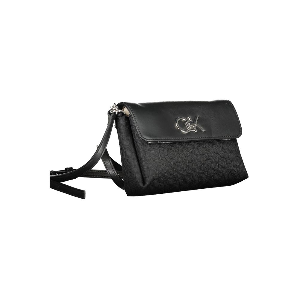Calvin Klein Black Polyester Handbag Calvin Klein Dark Slate Gray
