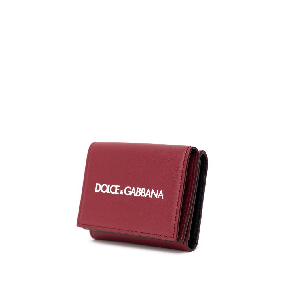 Dolce & Gabbana Red Calfskin Wallet 1728,67397976224,Bags,Dolce & Gabbana,Men,Men - Bags,New with tags,Red,Wallets - Men - Bags Dolce & Gabbana DO&-8788665