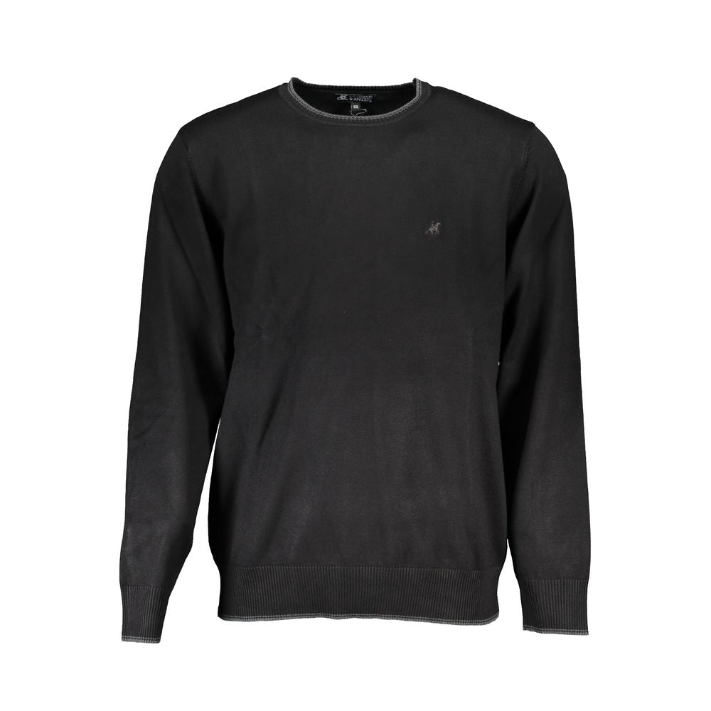 U.S. Grand Polo Black Nylon Sweater U.S. Grand Polo Dark Slate Gray