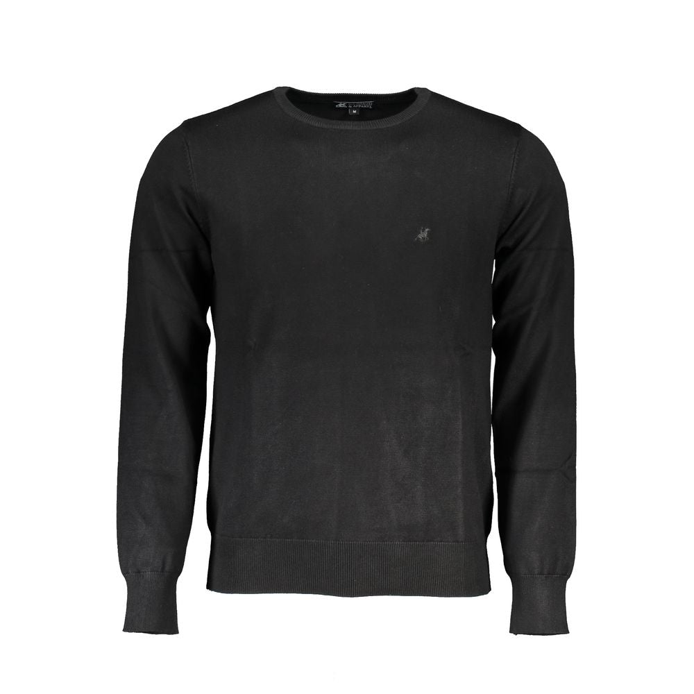 U.S. Grand Polo Black Nylon Sweater U.S. Grand Polo Dark Slate Gray