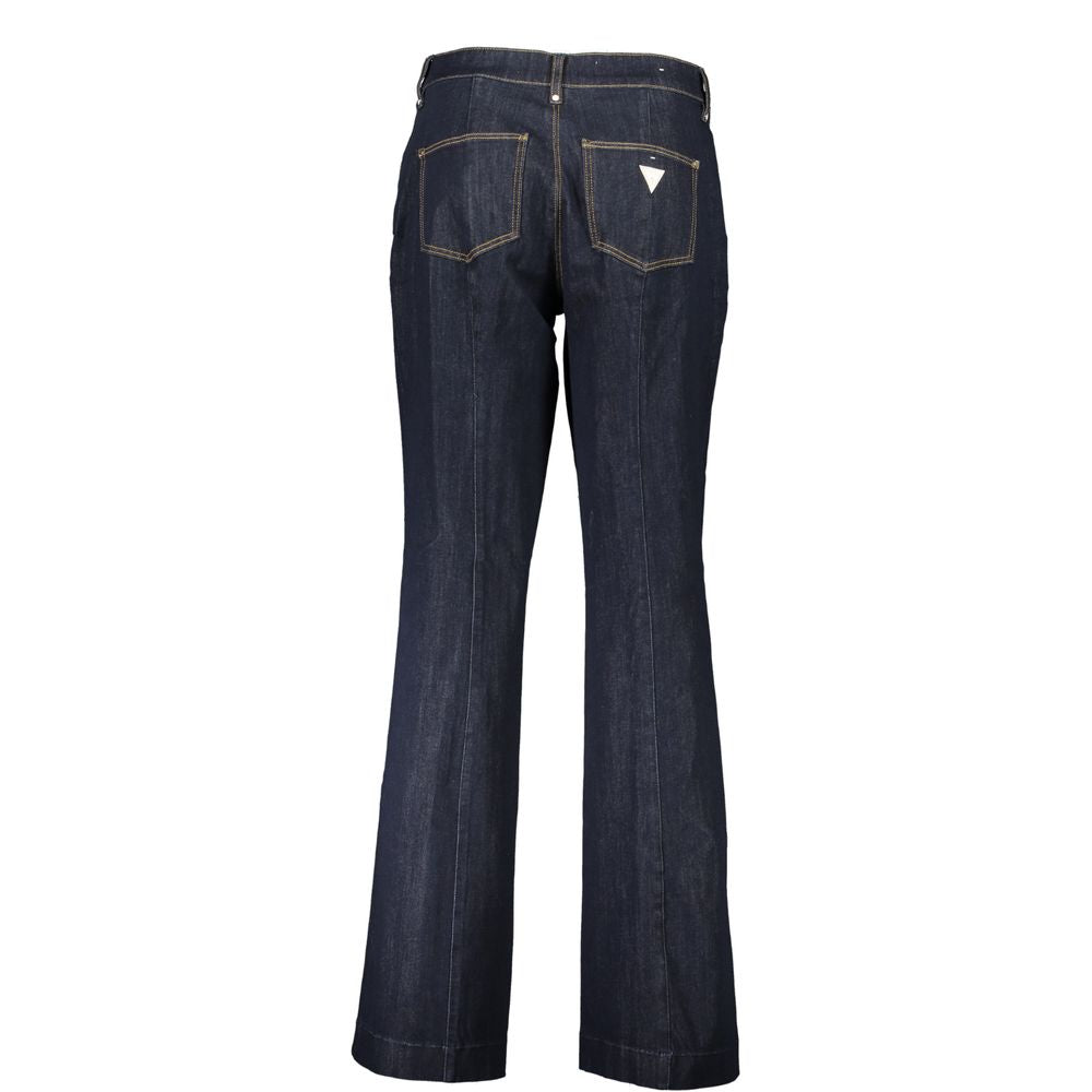 Guess Jeans Blue Cotton Jeans & Pant Guess Jeans Dark Slate Gray