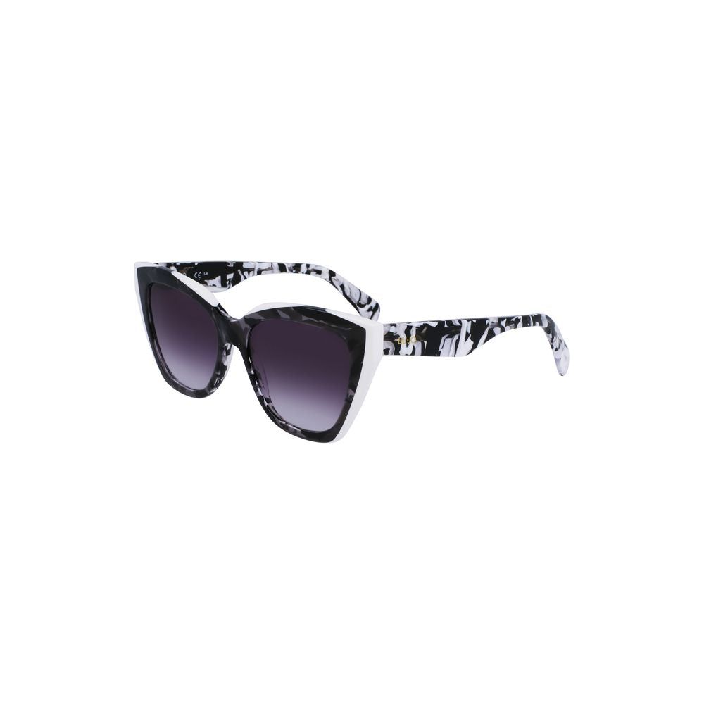 Liu Jo White Acetate Sunglasses Liu Jo Dark Slate Gray