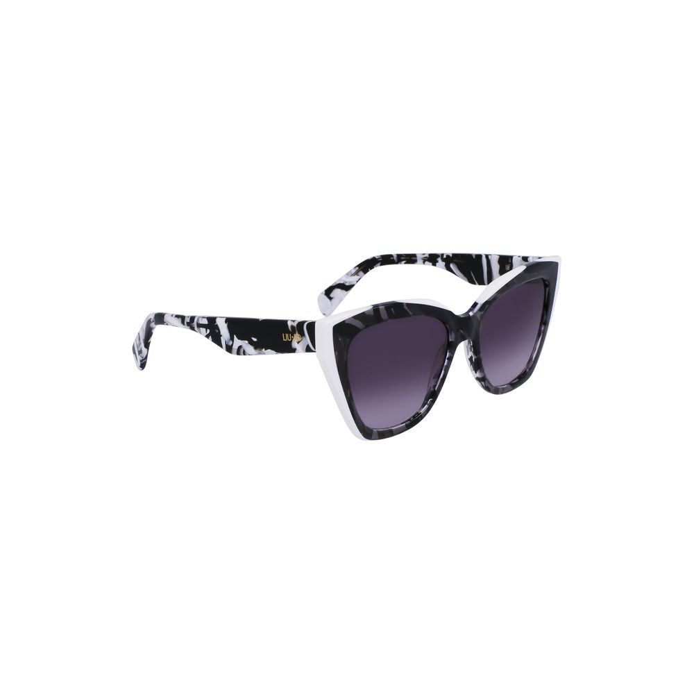 Liu Jo White Acetate Sunglasses Liu Jo Dark Slate Gray