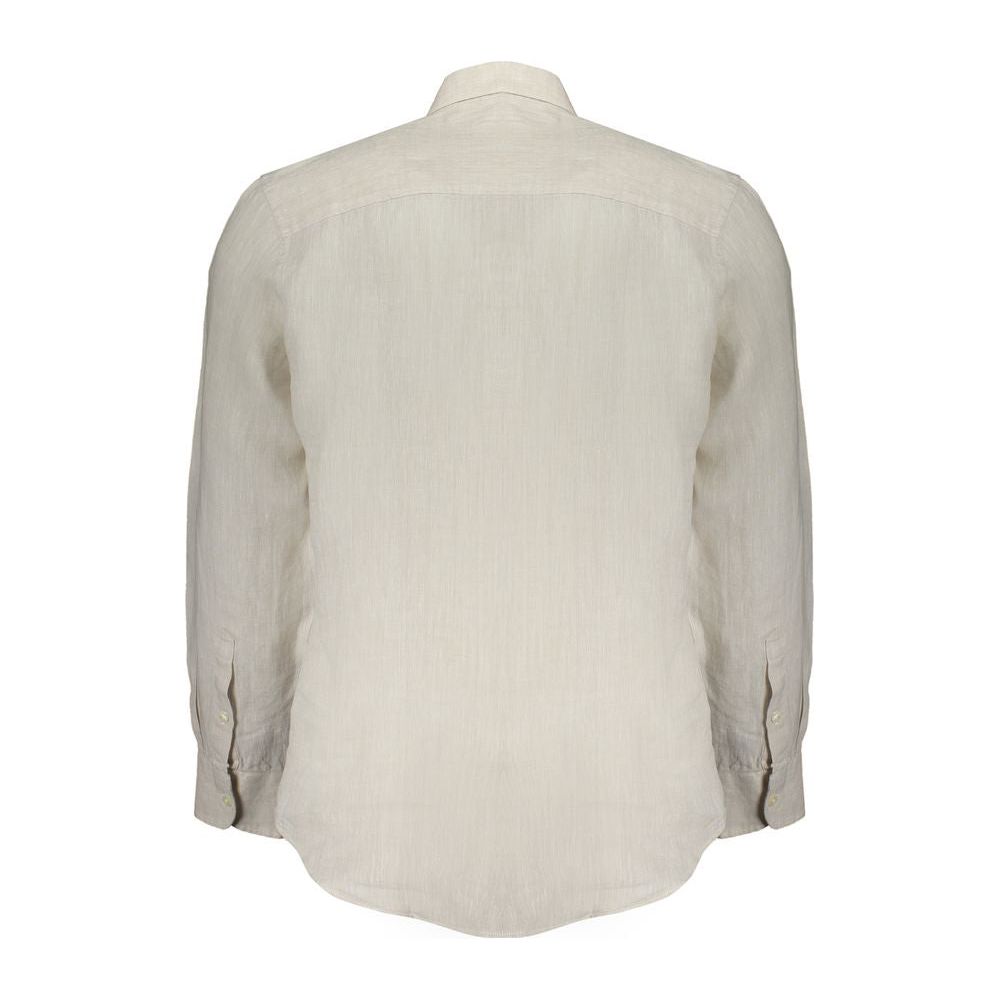 North Sails Beige Linen Shirt North Sails Gray