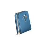 Guess Jeans Blue Polyethylene Wallet GU-30216