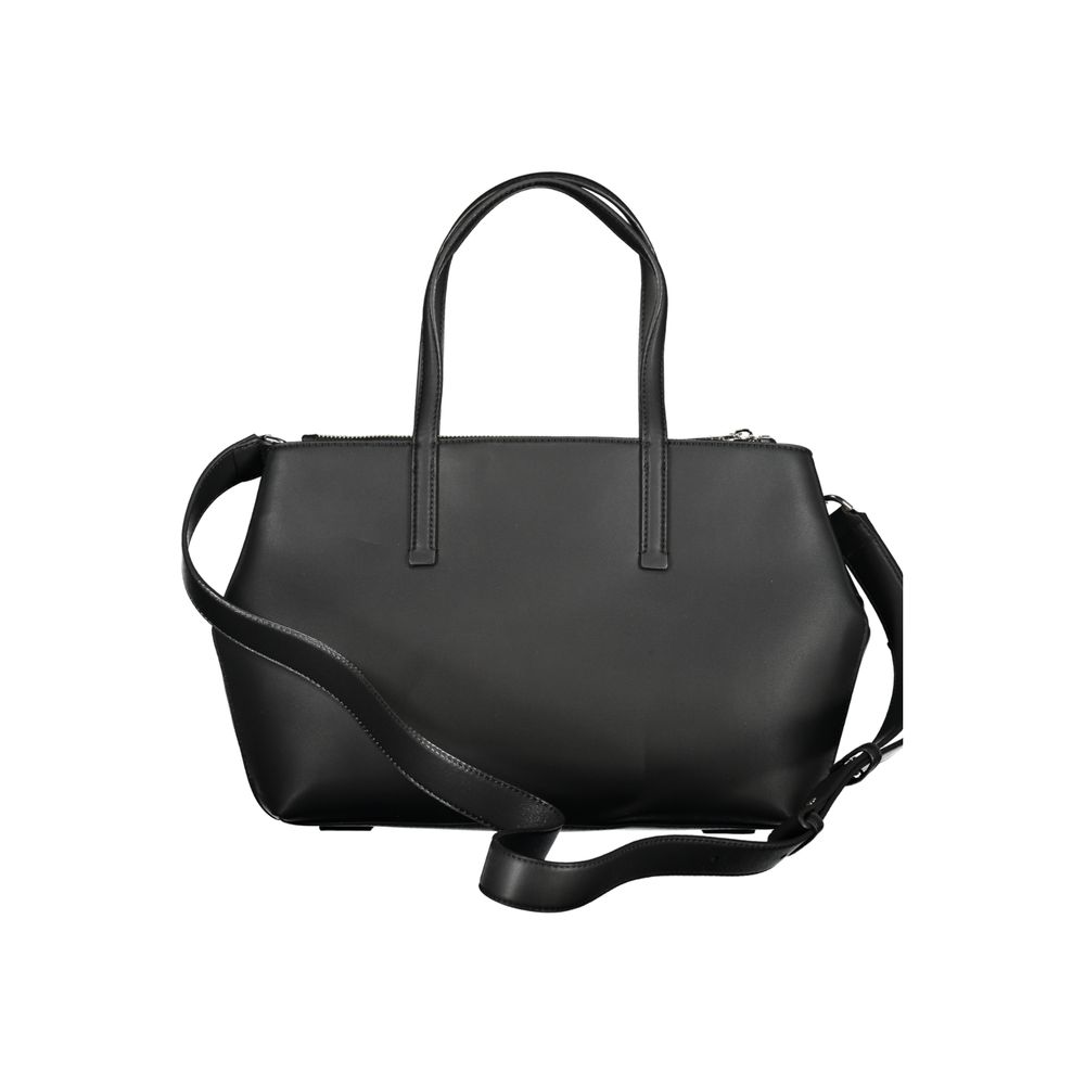 Calvin Klein Black Polyester Handbag Calvin Klein Dark Slate Gray