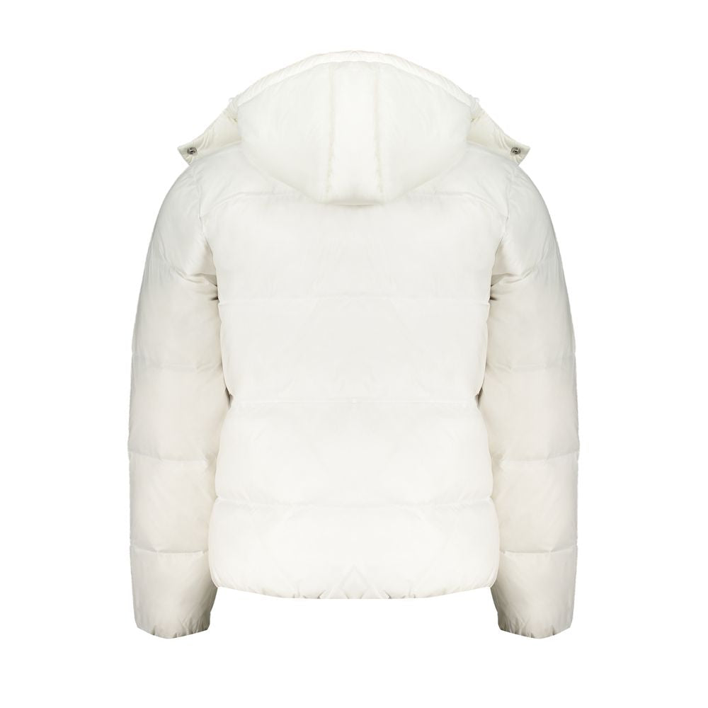 Calvin Klein White Polyamide Jacket Calvin Klein Beige