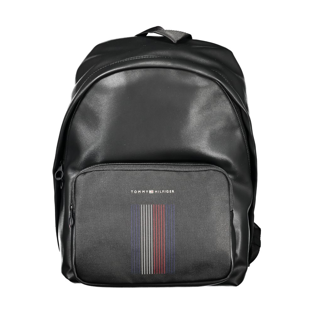 Tommy Hilfiger Black Polyester Backpack Tommy Hilfiger Dark Slate Gray