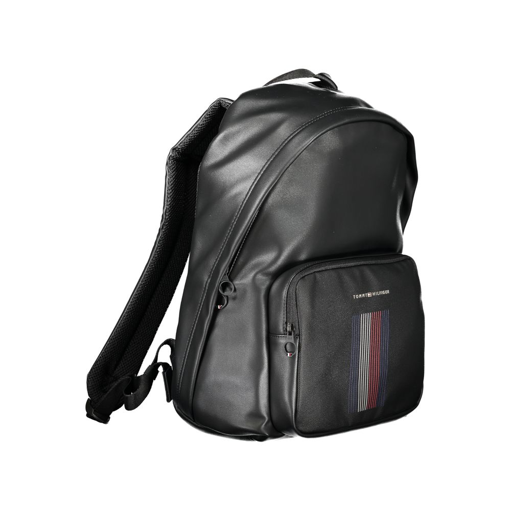 Tommy Hilfiger Black Polyester Backpack Tommy Hilfiger Dark Slate Gray