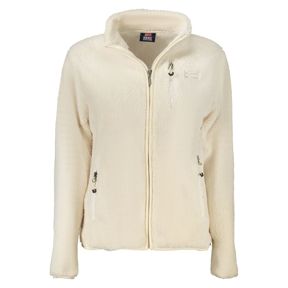 Norway 1963 White Polyester Women Jacket Norway 1963 Light Gray