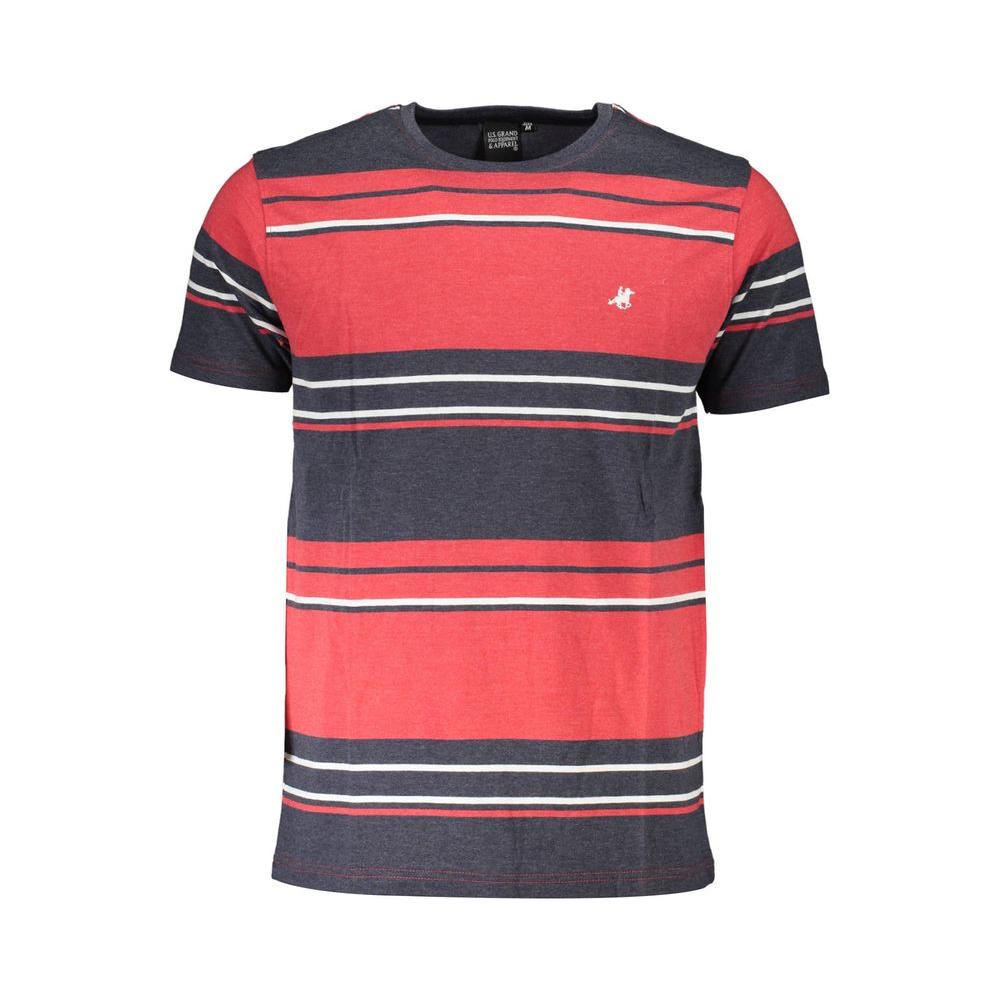 U.S. Grand Polo Red Cotton T-Shirt U.S. Grand Polo Tomato