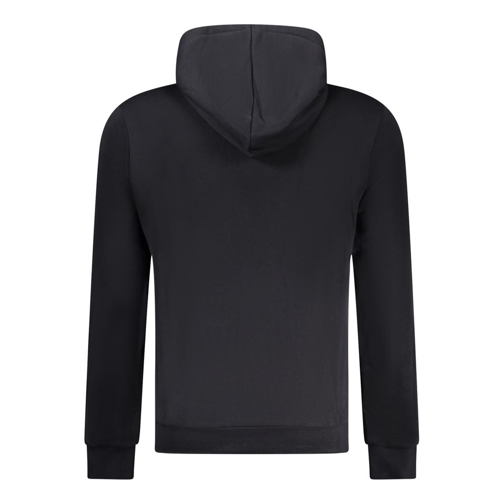 Napapijri Black Cotton Sweater Napapijri Dark Slate Gray