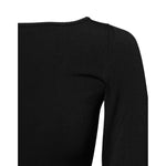 Dolce & Gabbana Black Viscose Long Sleeves Pullover Top TSH878605-36