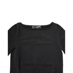 Dolce & Gabbana Black Viscose Long Sleeves Pullover Top TSH878605-36