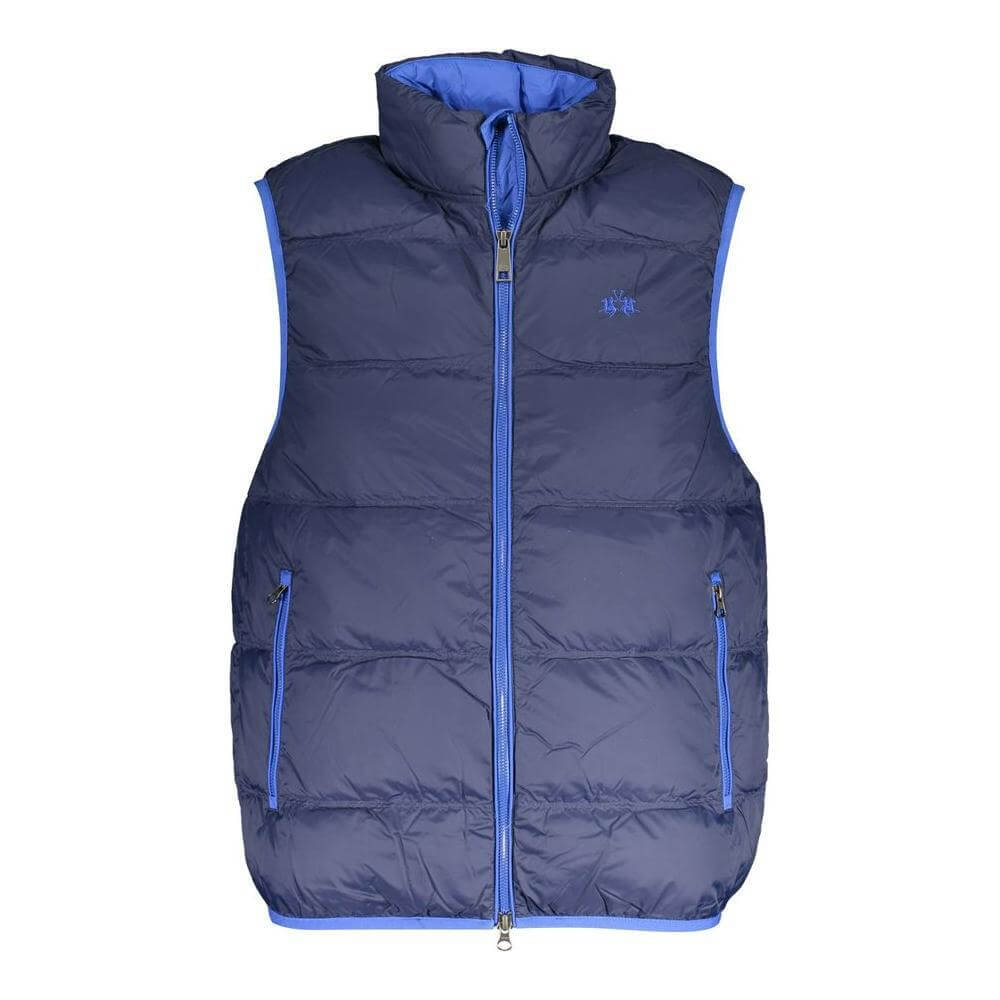 La Martina Blue Polyamide Men Jacket